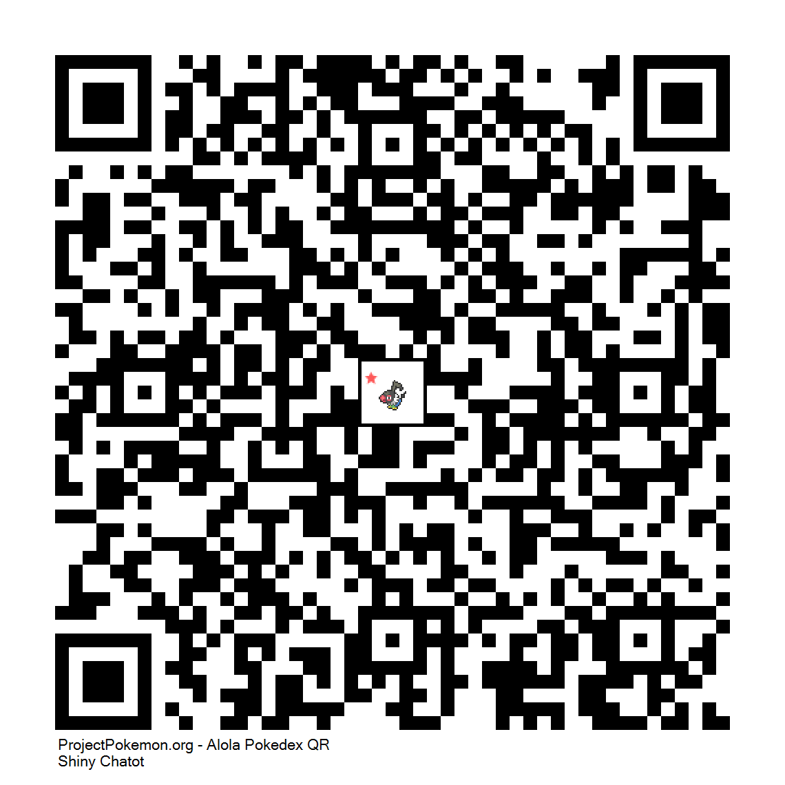 Cdigo QR de Chatot variocolor